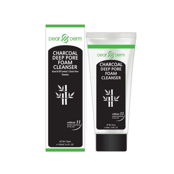 Dear Derm Charcoal Deep Pore Foam Cleanser 100 ml